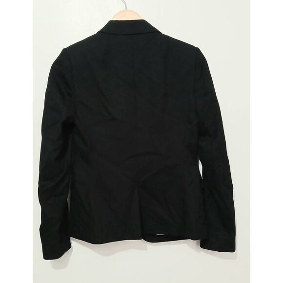 J crew womens size 2 school boy blazer black wool - Picture 5 of 8